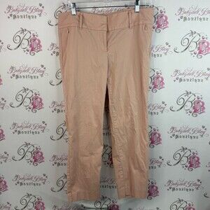 Ann Taylor Capri pants, light, peach, pink, beige, nude Tan Cropped Pants